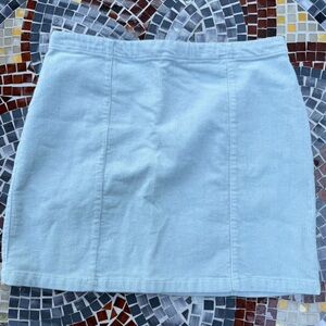 Lightly worn light blue mini skirt!